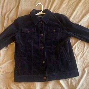 Lauren Ralph Lauren Navy Corduroy Jacket